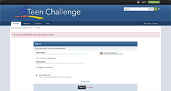 Desktop Screenshot of forum.teenchallenge.cc
